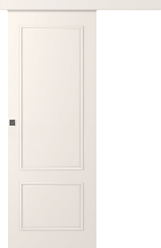 Межкомнатная дверь Ламира 2 Эмаль жемчуг Купе - фото