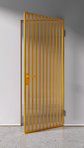 Межкомнатная дверь Спейс Апр 10 Gold - фото