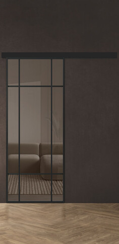 Межкомнатная дверь Спейс Ап 7 Black - фото