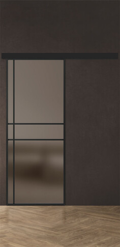 Межкомнатная дверь Спейс Ап 6 Black - фото