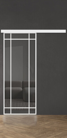 Межкомнатная дверь Спейс Ап 8 White - фото