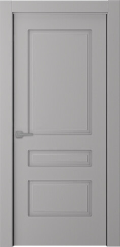 Межкомнатная дверь Роялти Эмаль пепельный - фото
