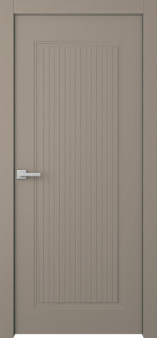 Межкомнатная дверь Белла 1 Эмаль мокко - фото