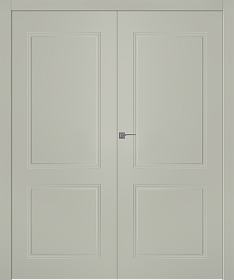 Межкомнатная дверь Кремона 2 Эмаль шёлк Двойная - фото