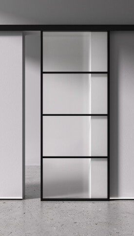 Межкомнатная дверь Спейс Ап 3 Black - фото