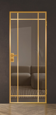 Межкомнатная дверь Спейс Апр 8 Gold - фото