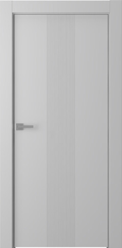 Межкомнатная дверь Ивент 1 Эмаль пепельный - фото