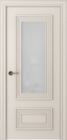 Межкомнатная дверь Палаццо 2 Эмаль жемчуг - фото Межкомнатная дверь Палаццо 2 Эмаль жемчуг - фото