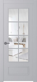 Межкомнатная дверь Ламира 5 Эмаль светло-серый - фото Межкомнатная дверь Ламира 5 Эмаль светло-серый - фото