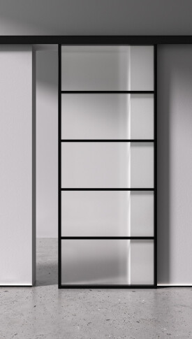 Межкомнатная дверь Спейс Ап 4 Black - фото