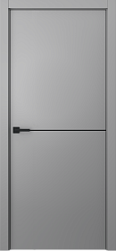 Межкомнатная дверь Avesta 1H Молдинг Чёрный Эмаль светло-серый - фото Межкомнатная дверь Avesta 1H Молдинг Чёрный Эмаль светло-серый - фото
