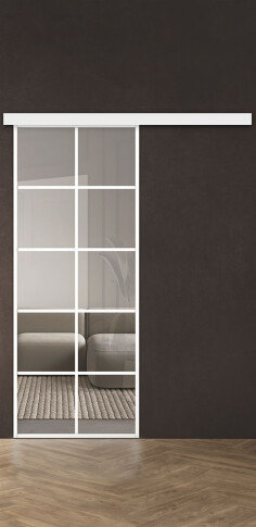 Межкомнатная дверь Спейс Ап 9 White - фото