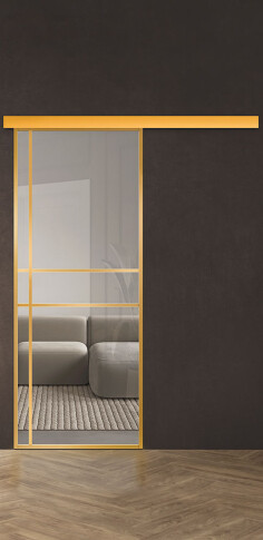 Межкомнатная дверь Спейс Ап 6 Gold - фото