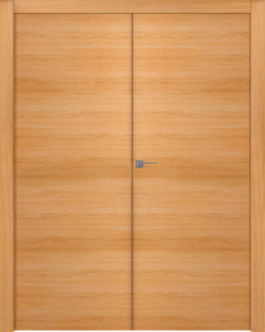 Межкомнатная дверь Лайнвуд 2 Дуб натуральный Двойная - фото