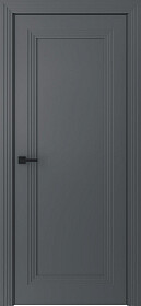 Межкомнатная дверь Левел 1 Эмаль графит - фото