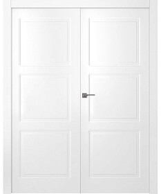 Межкомнатная дверь Granna Эмаль белый Двойная - фото