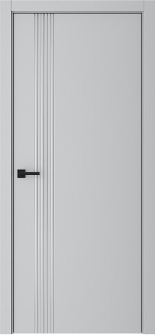 Межкомнатная дверь Прая Эмаль светло-серый - фото
