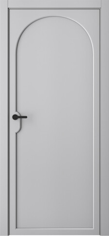 Межкомнатная дверь Триумф 1 Эмаль пепельный - фото