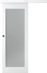 Межкомнатная дверь Кремона 1 Эмаль белый Купе - фото