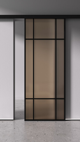 Межкомнатная дверь Спейс Ап 7 Black - фото