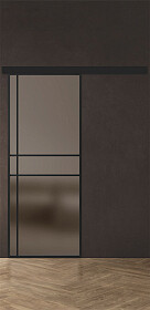 Межкомнатная дверь Спейс Ап 6 Black - фото