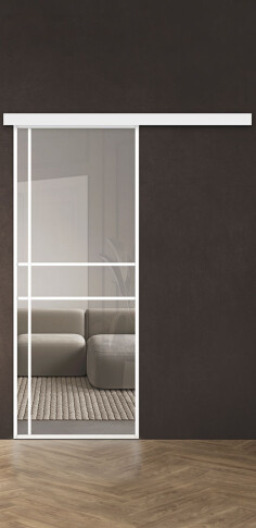 Межкомнатная дверь Спейс Ап 6 White - фото