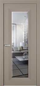 Межкомнатная дверь Либра 1 Эмаль мокко - фото