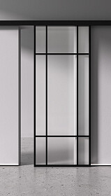 Межкомнатная дверь Спейс Ап 7 Black - фото