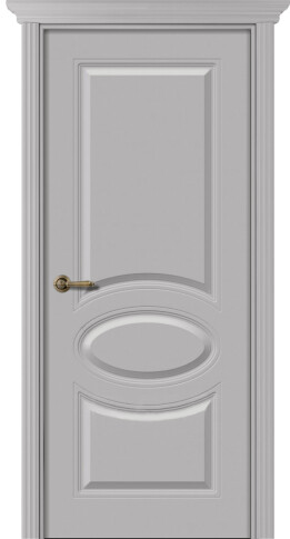 Межкомнатная дверь Элина Эмаль пепельный - фото