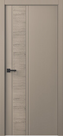 Межкомнатная дверь Твинвуд 1 Эмаль мокко - фото