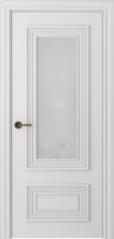Межкомнатная дверь Палаццо 2 Эмаль белый - фото Межкомнатная дверь Палаццо 2 Эмаль белый - фото