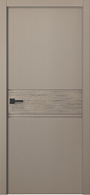 Межкомнатная дверь Твинвуд 2 Эмаль мокко - фото