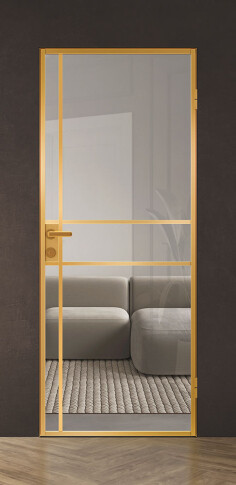 Межкомнатная дверь Спейс Апр 6 Gold - фото