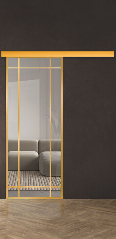 Межкомнатная дверь Спейс Ап 8 Gold - фото