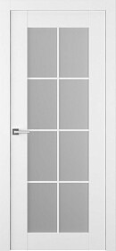 Межкомнатная дверь Френч 8 Эмаль графит - фото