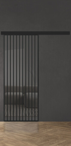 Межкомнатная дверь Спейс Ап 10 Black - фото