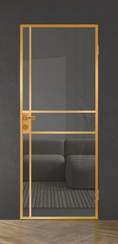 Межкомнатная дверь Спейс Апр 6 Gold - фото