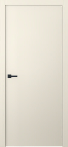 Межкомнатная дверь Базис Эмаль шампань - фото