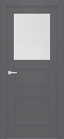 Межкомнатная дверь Инари Эмаль графит - фото Межкомнатная дверь Инари Эмаль графит - фото