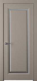 Межкомнатная дверь Платинум 1 Эмаль мокко - фото