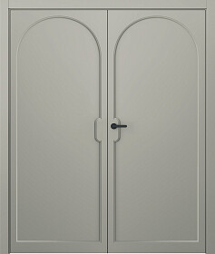 Межкомнатная дверь Триумф 1 Эмаль шёлк Двойная - фото