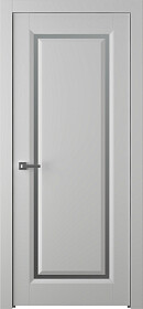 Межкомнатная дверь Платинум 1 Эмаль пепельный - фото