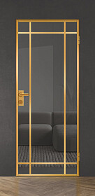 Межкомнатная дверь Спейс Апр 8 Gold - фото