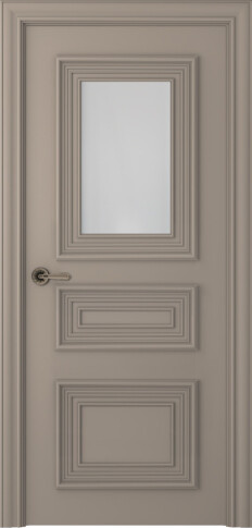 Межкомнатная дверь Палаццо 3/1 Эмаль мокко - фото