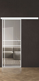 Межкомнатная дверь Спейс Ап 6 White - фото Межкомнатная дверь Спейс Ап 6 White - фото