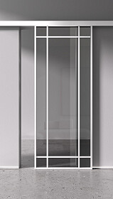 Межкомнатная дверь Спейс Ап 8 White - фото