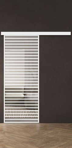 Межкомнатная дверь Спейс Ап 11 White - фото