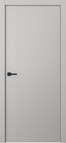 Межкомнатная дверь Базис Эмаль пепельный - фото