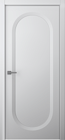 Межкомнатная дверь Аргентум 1C Эмаль белый - фото