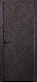 Межкомнатная дверь Лайнвуд 3 Чёрный абрикос - фото